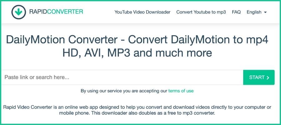 Dailymotion to mp4 converter