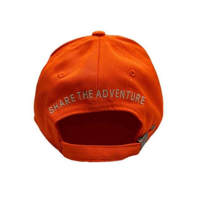 Orange cap with Tracker logo